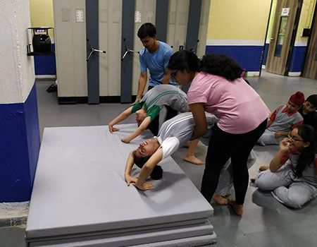 gymnastics and fitness training at BHIS , Andheri